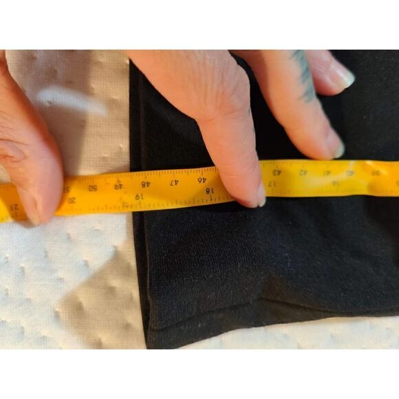 NORDSTROM CYNTHIA STEFFE SLEEVELESS BLACK FAUX LEATHER DRESS CUTOUT BACK SIZE 2 - Picture 5 of 6